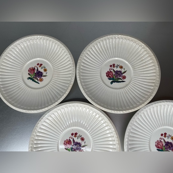 Vintage Wedgwood Edme Conway Plates/ Oversized Saucers Bread Plate Set Of 4 - Picture 3 of 7